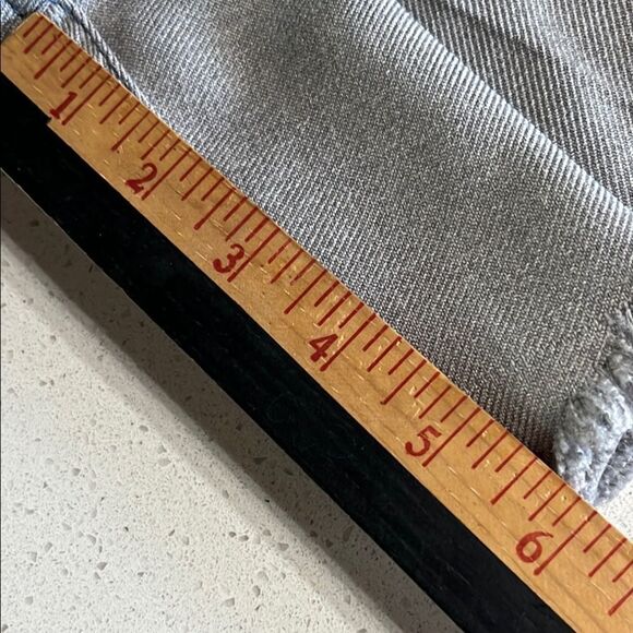 Haband Vintage Fit-Forever Classic Gray Cut Off Shorts Tagged 34 Fit 32 - Picture 9 of 10